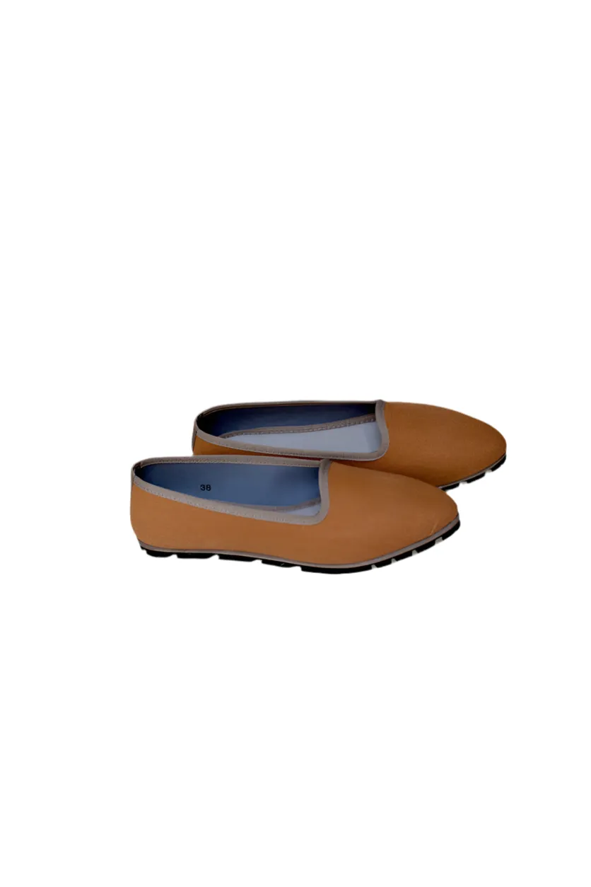 Slippers Lona Caramelo