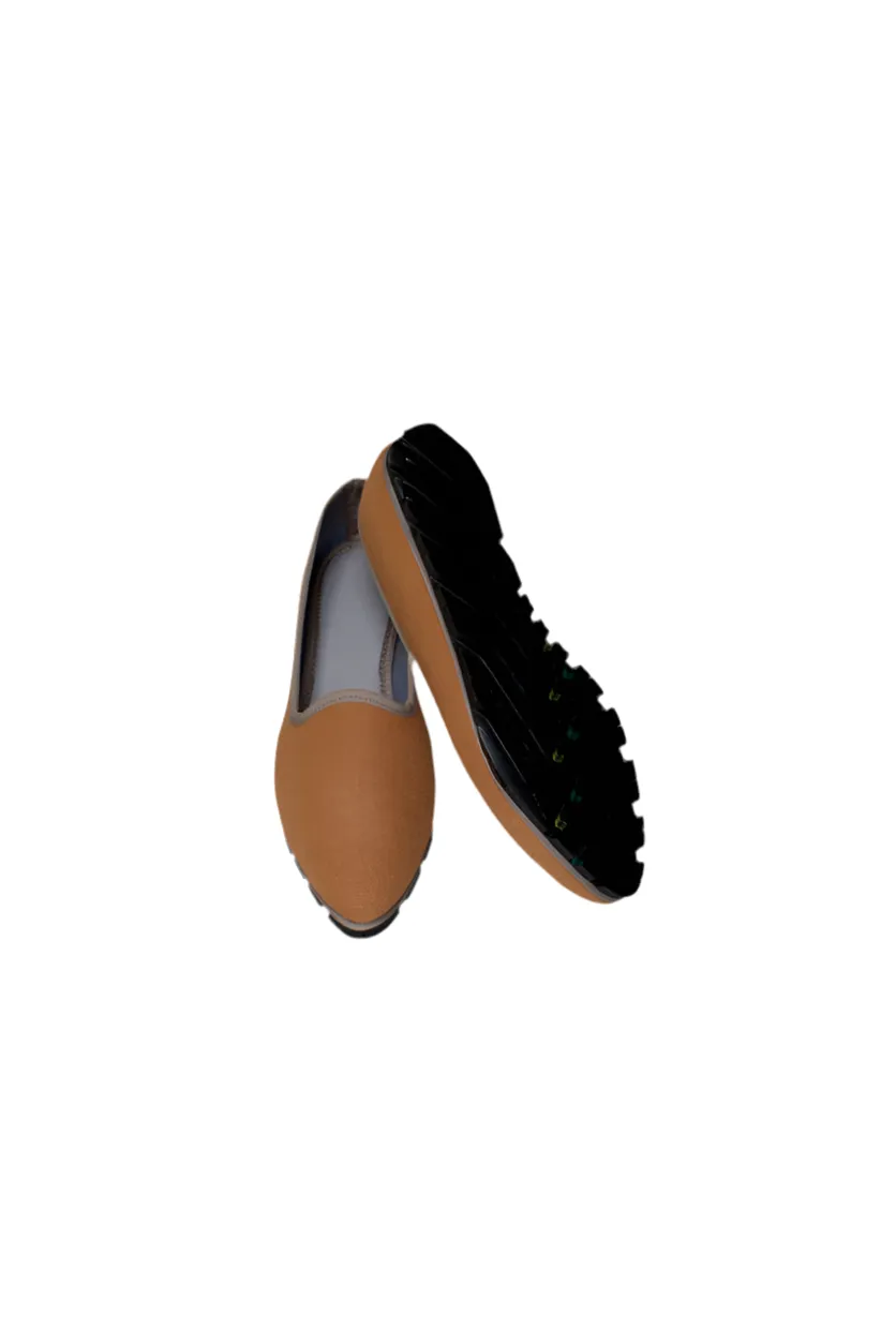 Slippers Lona Caramelo