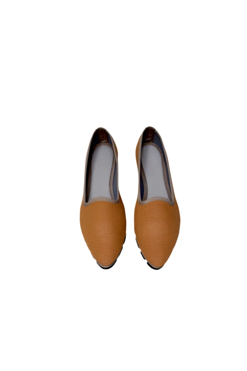 Slippers Lona Caramelo