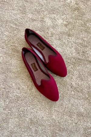 Slippers Pitti Terciopelo Burdeos