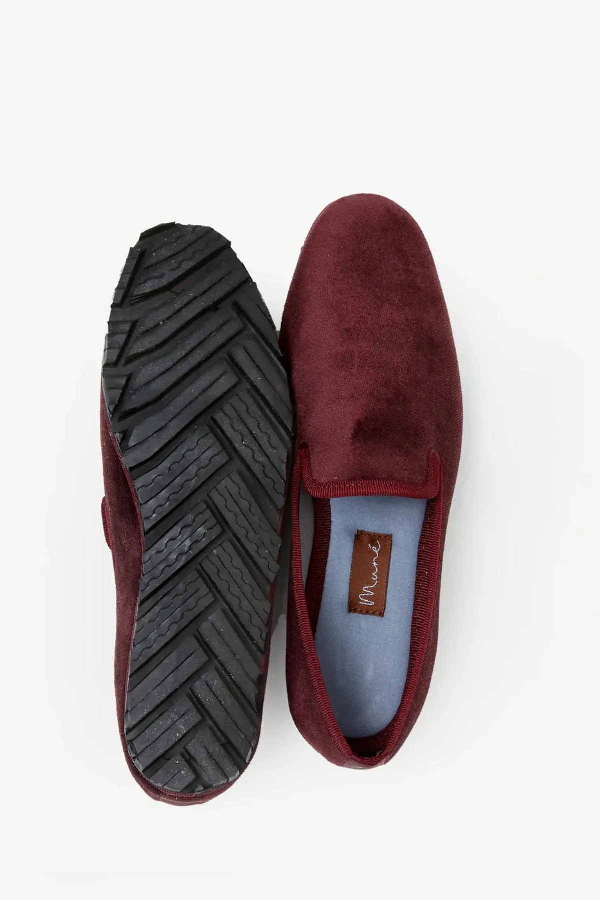 Slippers Rialto Terciopelo Berenjena