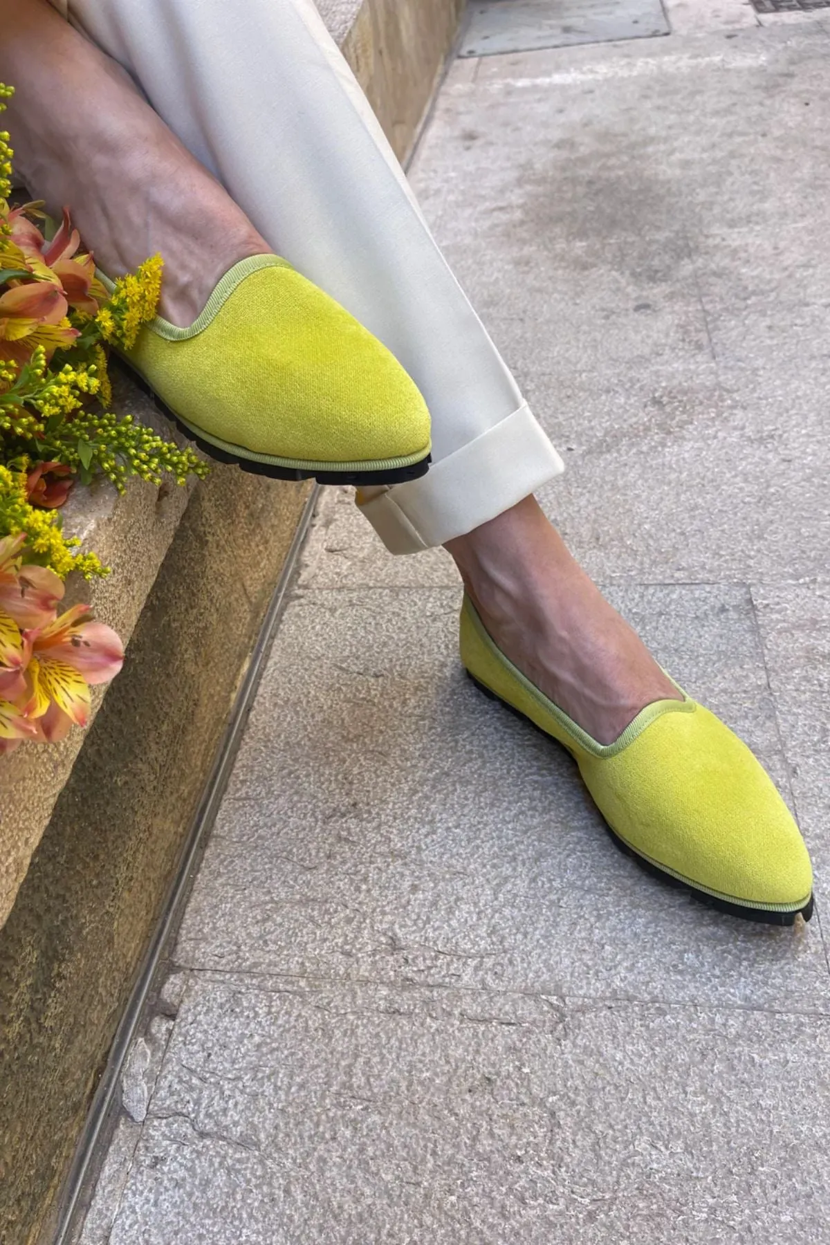 Slippers Terciopelo Lima