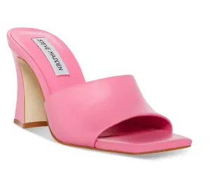 Square Toe Slip On Sculpted Heel