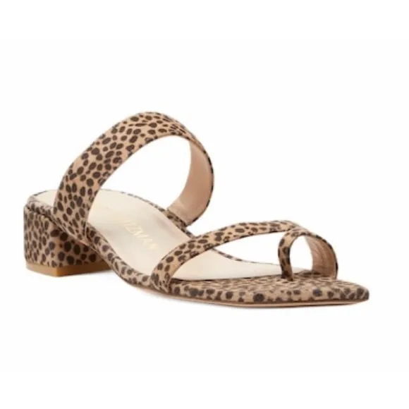 Stuart Weitzman Maisie 35 sandal In cheetah suede
