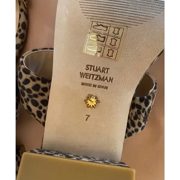 Stuart Weitzman Maisie 35 sandal In cheetah suede