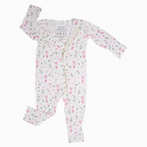 Sydney's Slipper Ruffle Footie