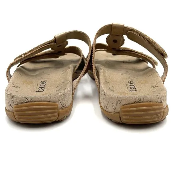 TAOS PRIZE 3 leather sandals velcro straps size 6