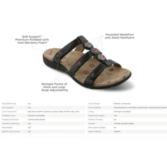 TAOS PRIZE 3 leather sandals velcro straps size 6