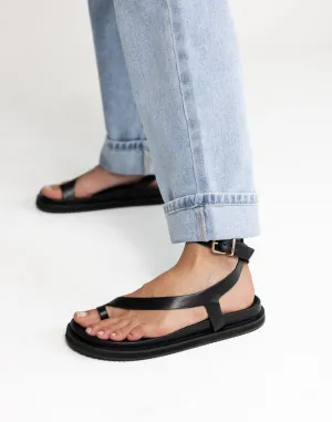Temperance Sandals (Black) - By Billini