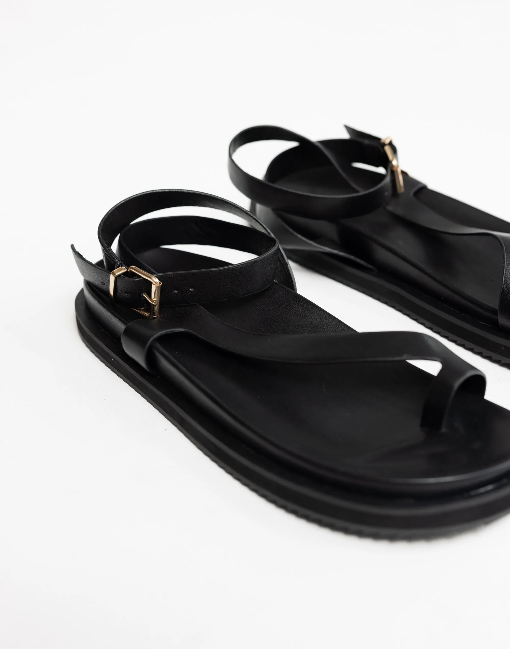 Temperance Sandals (Black) - By Billini