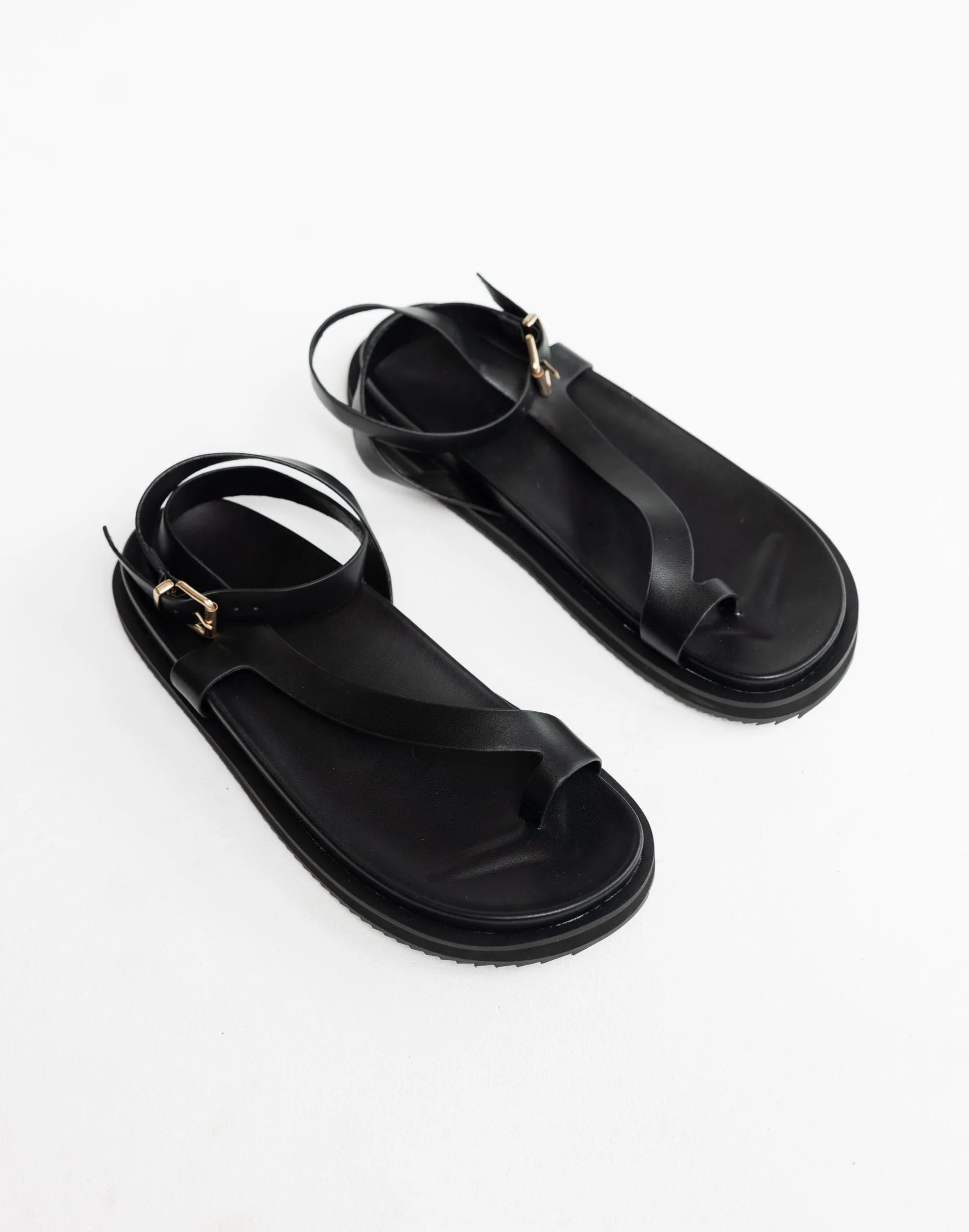 Temperance Sandals (Black) - By Billini