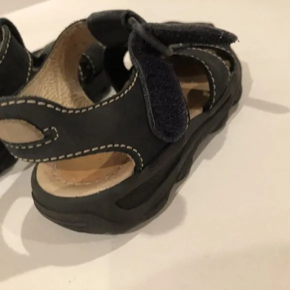 Toddler Boys Size 10/10.5 Aster Navy Blue Leather Sandals