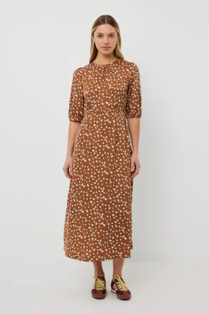 TUESDAY VIVIAN DRESS SMUDGE PRINT