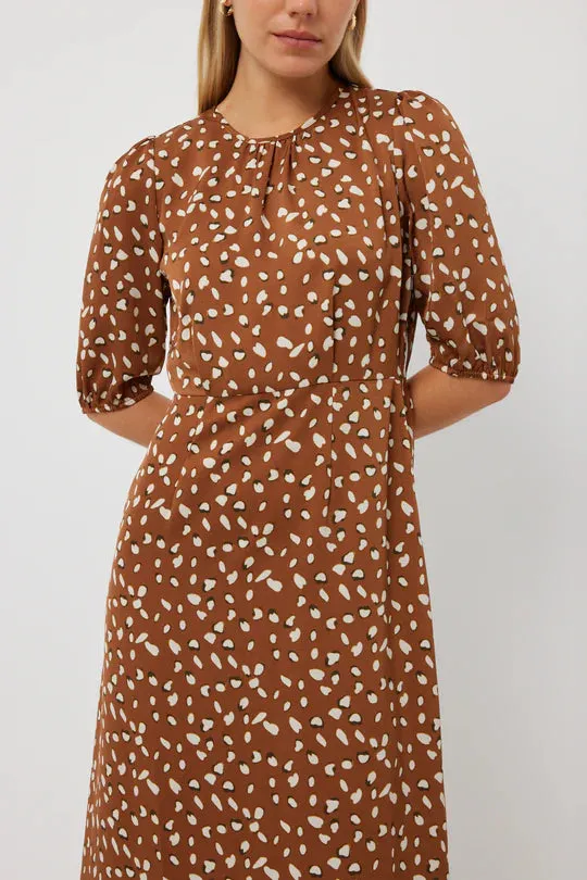 TUESDAY VIVIAN DRESS SMUDGE PRINT