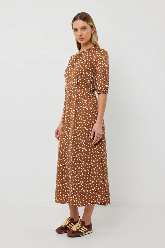 TUESDAY VIVIAN DRESS SMUDGE PRINT