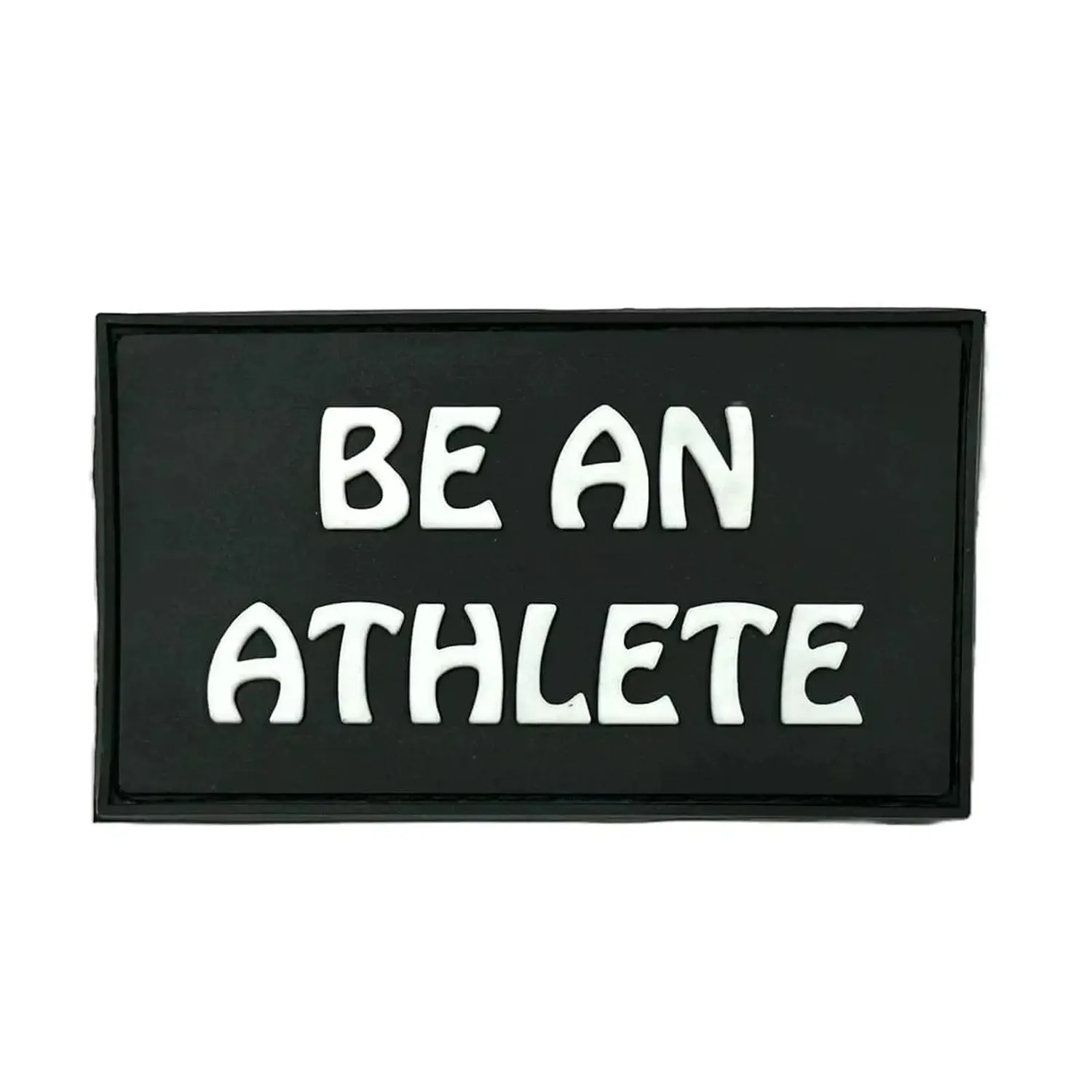 Velcro Patch "Be An Athlete"