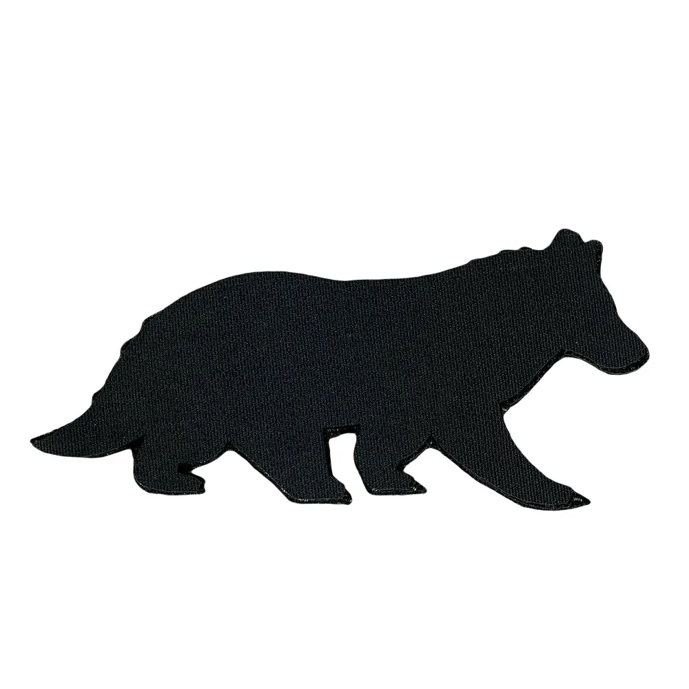 White Wolf Removable Bear Patch