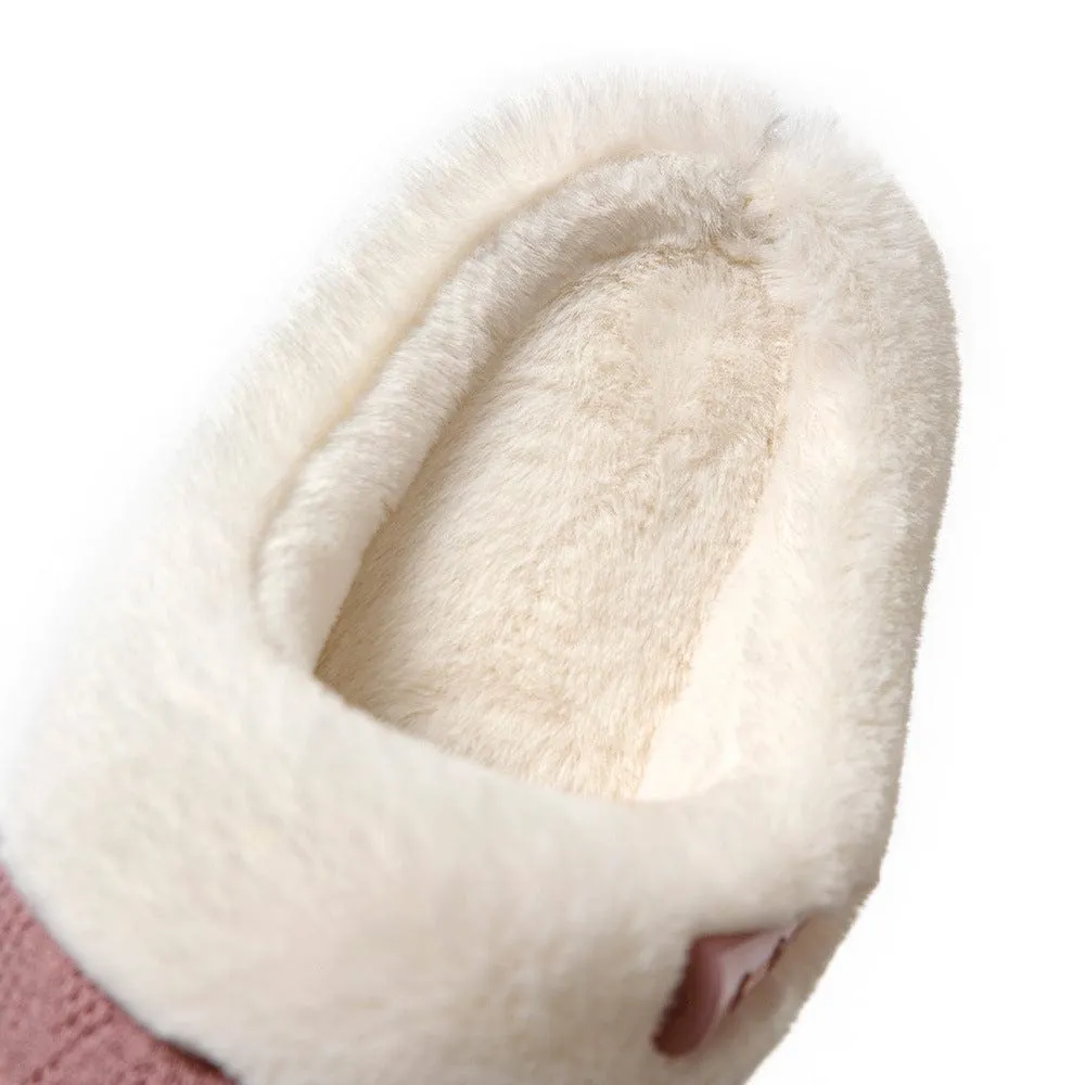 Women's Casual Slip On Plush Lined Slippers