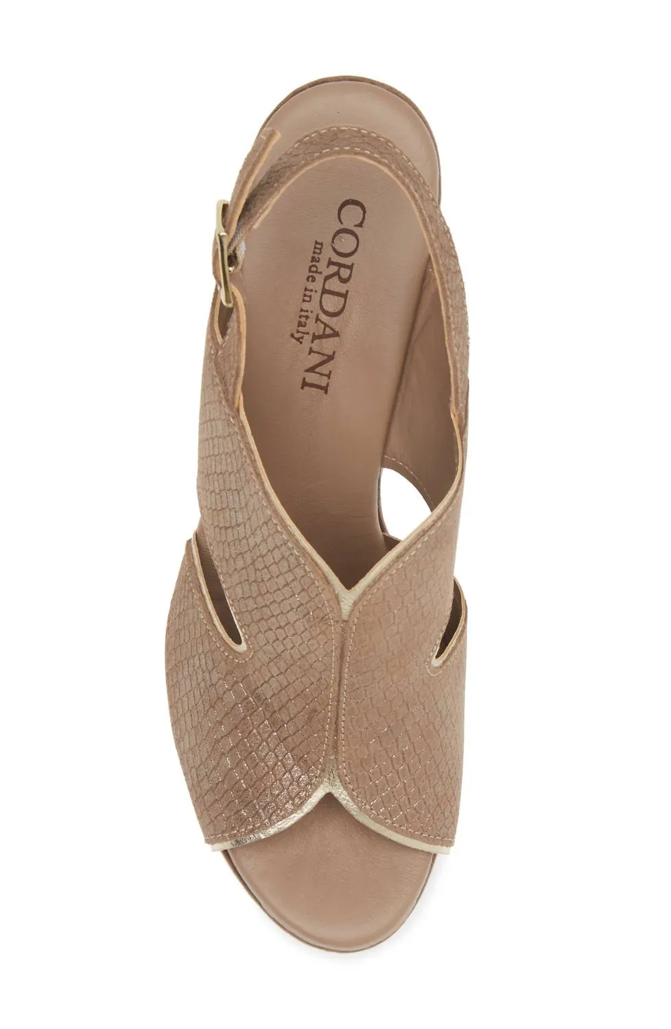 Women's Toni Slingback Sandal In Fango Shimmer