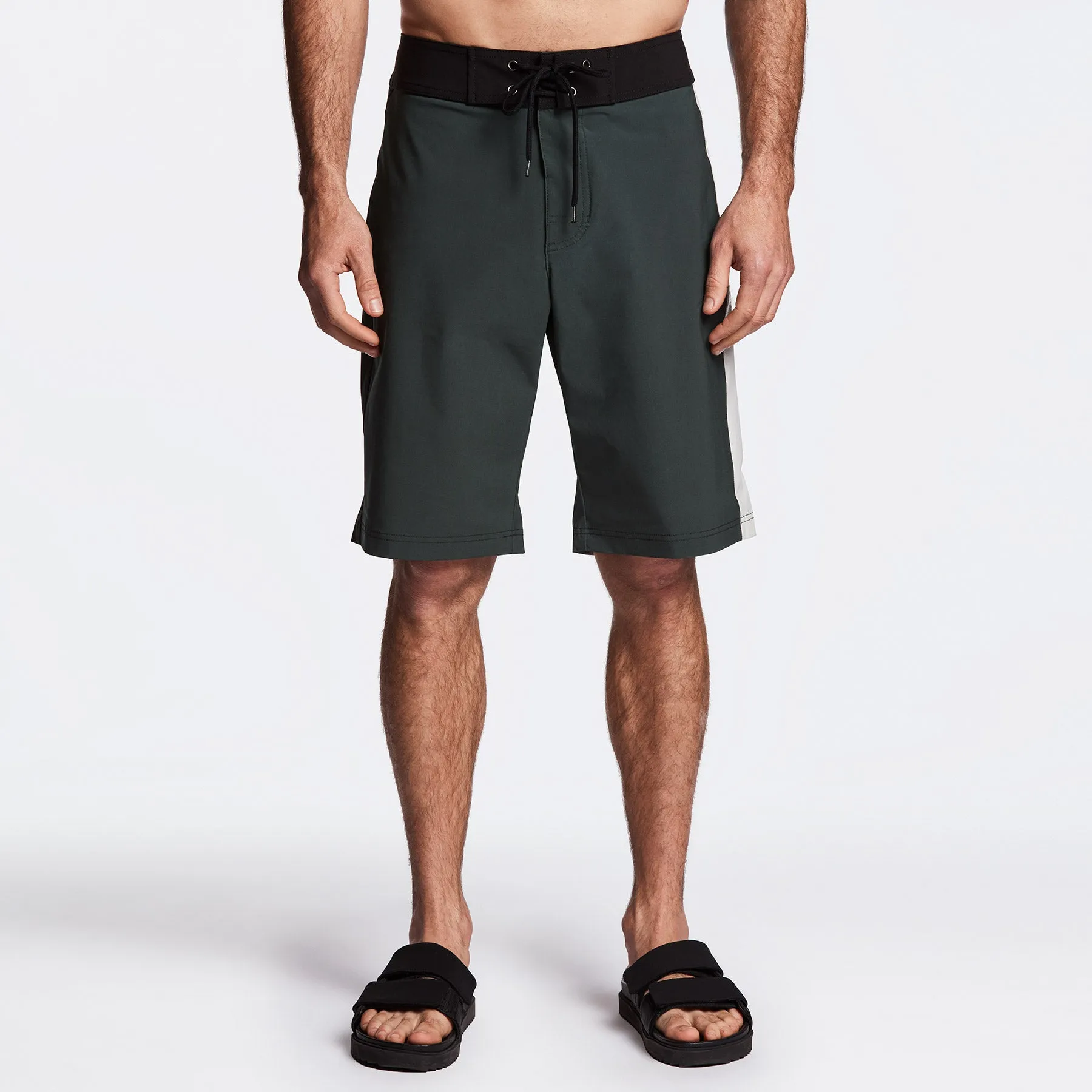 Y/OSEMITE Tri Color Boardshort - Bamboo/Black/Shell