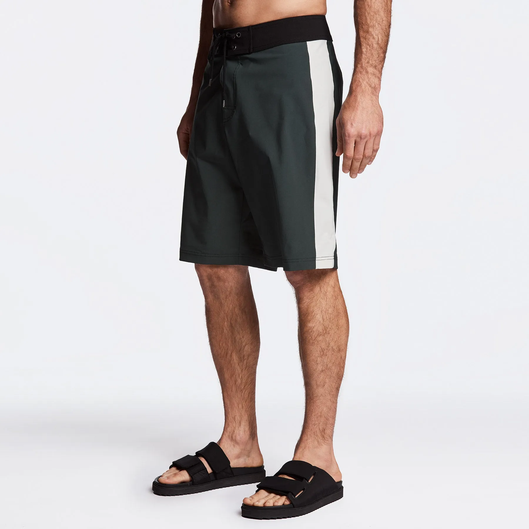 Y/OSEMITE Tri Color Boardshort - Bamboo/Black/Shell