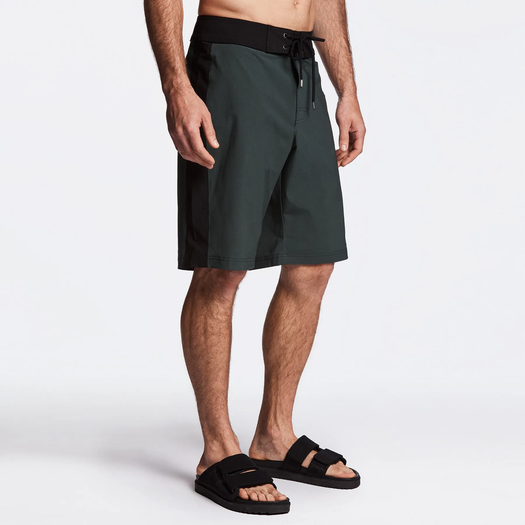 Y/OSEMITE Tri Color Boardshort - Bamboo/Black/Shell