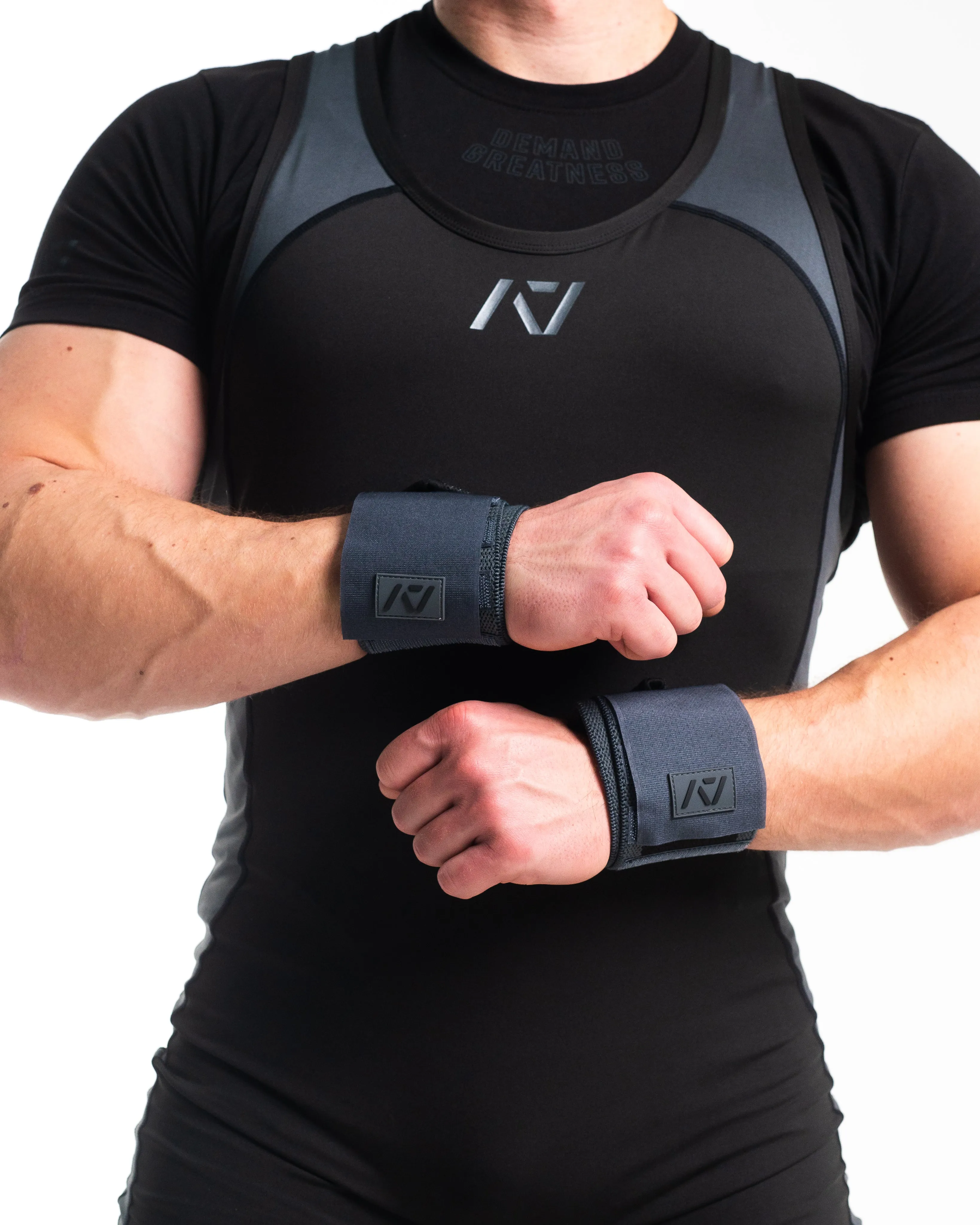 Zebra Wrist Wraps - Shadow Stone