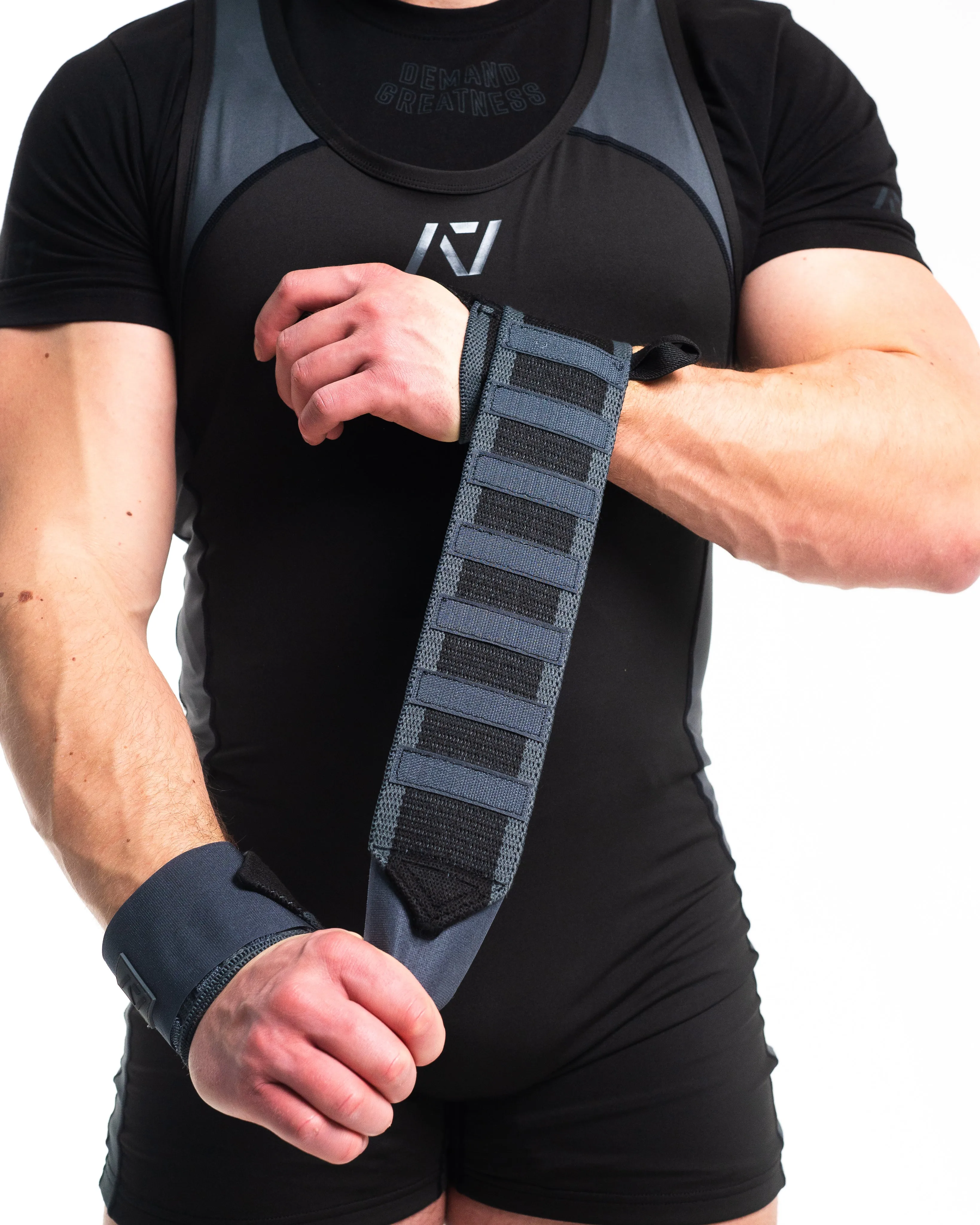 Zebra Wrist Wraps - Shadow Stone